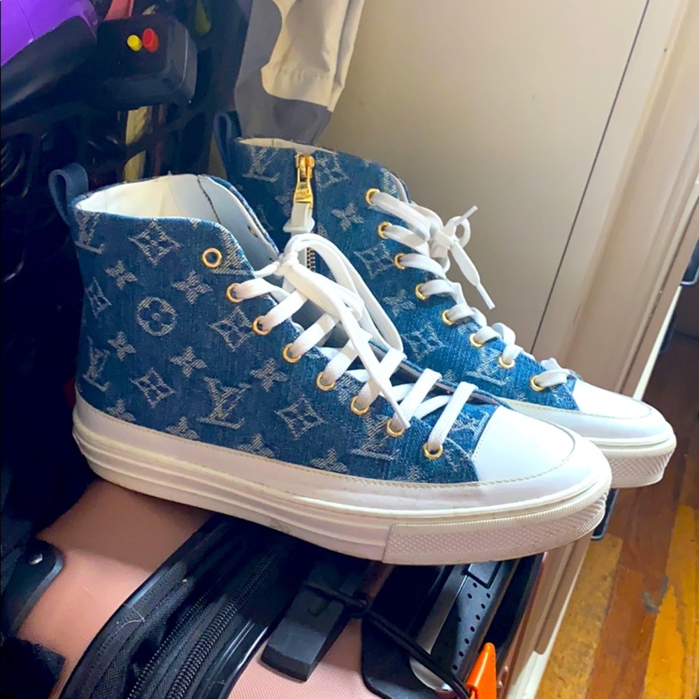 LV denim converse sneaker